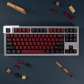 Red Samurai 104+64 Keys GMK PBT Doubleshot Keycaps Set Cherry Profile for Cherry MX Mechanical Gaming Keyboard